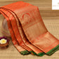 Pure Tissue silk Kanjivaram with tall golden zari boarder