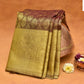 Pure Tissue silk Kanjivaram with tall golden zari boarder