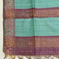 Printed Semi Tussar Saree with Tassels on pallu