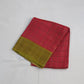 Pure Tussar silk saree with Checks all over  and golden zari boarder