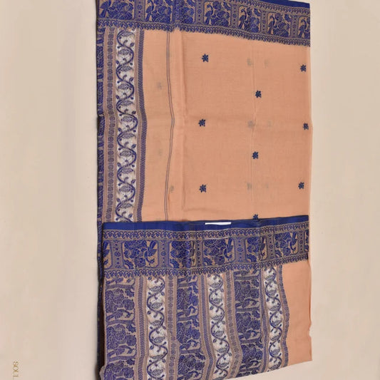 Kolkata cotton saree with intricate embroidery work